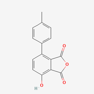 molecular formula C15H10O4 B15207430 4-Hydroxy-7-(4-methylphenyl)-2-benzofuran-1,3-dione CAS No. 84207-12-5