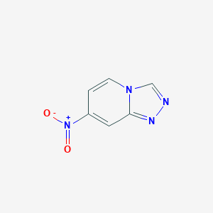 molecular formula C6H4N4O2 B15207436 7-Nitro-[1,2,4]triazolo[4,3-a]pyridine 