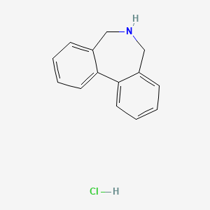B1520746 9-Azatricyclo[9.4.0.0^{2,7}]pentadeca-1(11),2(7),3,5,12,14-hexaene hydrochloride CAS No. 32372-86-4