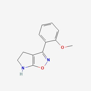 3-(2-Methoxyphenyl)-5,6-dihydro-4H-pyrrolo[3,2-d]isoxazole