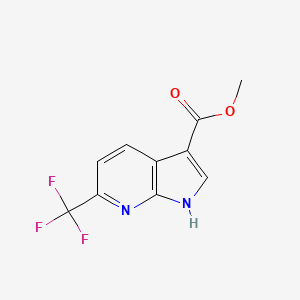 Methyl 6-(trifluoromethyl)-1H-pyrrolo[2,3-b]pyridine-3-carboxylate