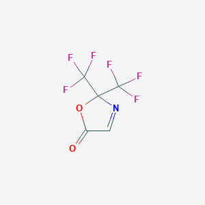 5(2H)-Oxazolone, 2,2-bis(trifluoromethyl)-