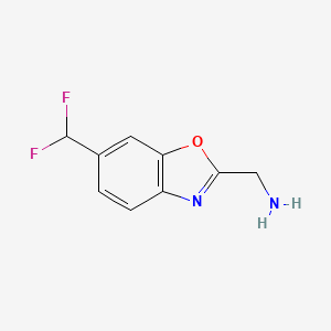 2-(Aminomethyl)-6-(difluoromethyl)benzo[d]oxazole