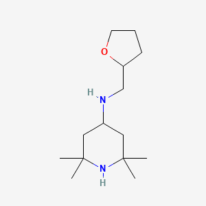 2,2,6,6-Tetramethyl-N-[(oxolan-2-yl)methyl]piperidin-4-amine