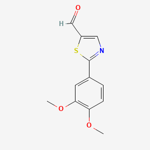 2-(3,4-Dimethoxyphenyl)thiazole-5-carbaldehyde