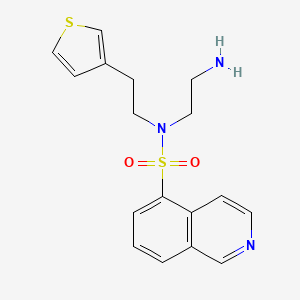 N-(2-Aminoethyl)-N-(2-(thiophen-3-yl)ethyl)isoquinoline-5-sulfonamide