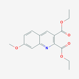 7-Methoxyquinoline-2,3-dicarboxylic acid diethyl ester