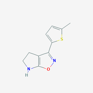 3-(5-Methylthiophen-2-yl)-5,6-dihydro-4H-pyrrolo[3,2-d]isoxazole