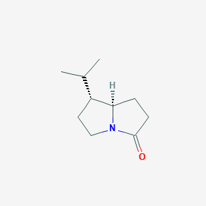 (7R,7AR)-7-isopropyltetrahydro-1H-pyrrolizin-3(2H)-one