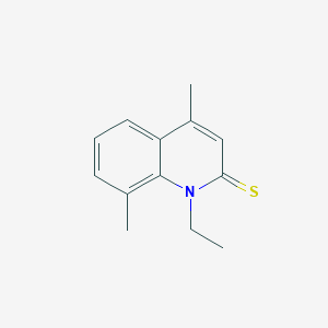 1-Ethyl-4,8-dimethylquinoline-2(1H)-thione