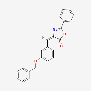 4-(3-(Benzyloxy)benzylidene)-2-phenyloxazol-5(4H)-one