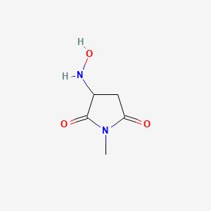 3-(Hydroxyamino)-1-methylpyrrolidine-2,5-dione