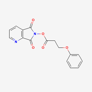 6-[(3-Phenoxypropanoyl)oxy]-5H-pyrrolo[3,4-b]pyridine-5,7(6H)-dione