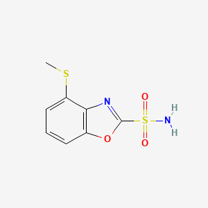 4-(Methylthio)benzo[d]oxazole-2-sulfonamide