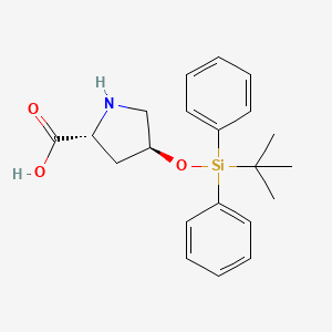 (4S)-4-{[tert-Butyl(diphenyl)silyl]oxy}-D-proline