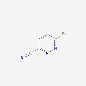 molecular formula C5H2BrN3 B1520811 6-溴吡哒嗪-3-腈 CAS No. 1027513-40-1