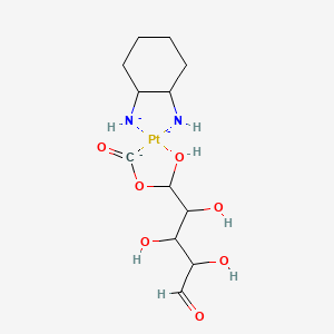 Platinum,2-cyclohexanediamine)(D-glucuronato(2-))-,(1R-trans)