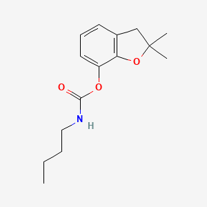 2,2-Dimethyl-2,3-dihydro-1-benzofuran-7-yl butylcarbamate