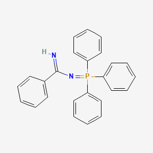 Benzenecarboximidamide, N-(triphenylphosphoranylidene)-