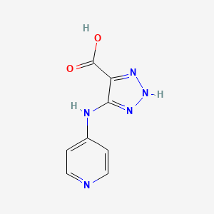 1H-1,2,3-Triazole-4-carboxylic acid, 5-(4-pyridinylamino)-