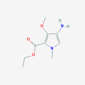 ethyl 4-amino-3-methoxy-1-methyl-1H-pyrrole-2-carboxylate