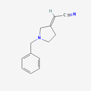 (2E)-2-(1-benzylpyrrolidin-3-ylidene)acetonitrile