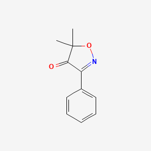 4(5H)-Isoxazolone, 5,5-dimethyl-3-phenyl-