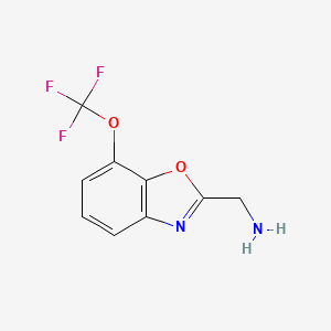 2-(Aminomethyl)-7-(trifluoromethoxy)benzo[d]oxazole