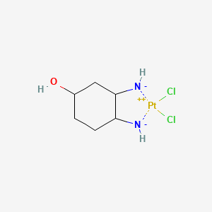 Dichloro(3,4-diaminocyclohexanol-N,N')platinum