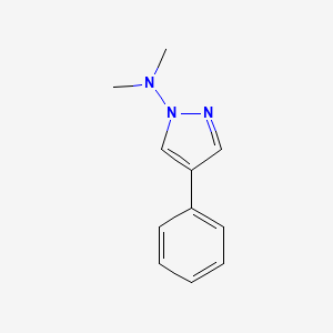 N,N-Dimethyl-4-phenyl-1H-pyrazol-1-amine