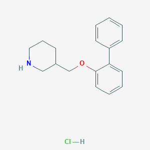 3-[([1,1'-Biphenyl]-2-yloxy)methyl]piperidine hydrochloride