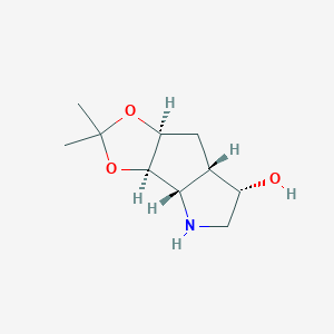 (1S,2R,6S,8S,9S)-4,4-dimethyl-3,5-dioxa-11-azatricyclo[6.3.0.02,6]undecan-9-ol