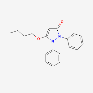 3-Pyrazolin-5-one, 3-butoxy-1,2-diphenyl-