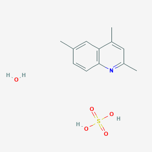 2,4,6-Trimethylquinoline sulfate hydrate