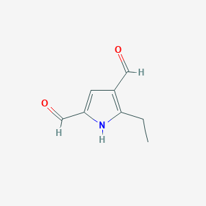 5-ethyl-1H-pyrrole-2,4-dicarbaldehyde