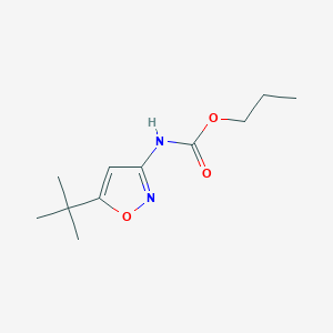 Propyl (5-(tert-butyl)isoxazol-3-yl)carbamate