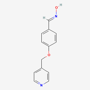 N-{[4-(pyridin-4-ylmethoxy)phenyl]methylidene}hydroxylamine