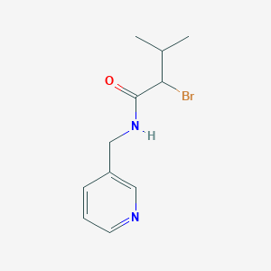 molecular formula C11H15BrN2O B1520876 2-溴-3-甲基-N-(吡啶-3-基甲基)丁酰胺 CAS No. 1036540-46-1