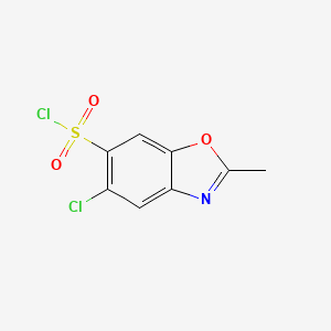 5-Chloro-2-methyl-1,3-benzoxazole-6-sulfonyl chloride