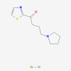 4-(1-Pyrrolidinyl)-1-(2-thiazolyl)-1-butanone hydrobromide