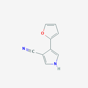 4-(Furan-2-yl)-1H-pyrrole-3-carbonitrile