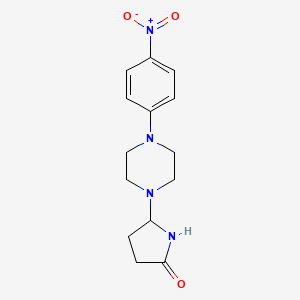 5-(4-(4-Nitrophenyl)piperazin-1-yl)pyrrolidin-2-one