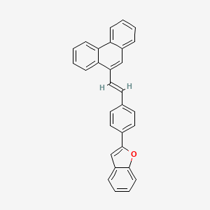 2-(4-(2-(Phenanthren-9-yl)vinyl)phenyl)benzofuran