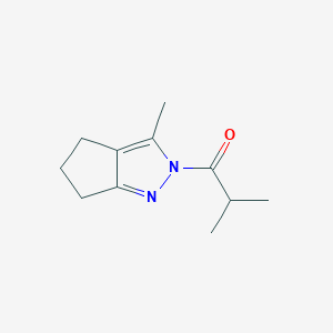 2-Methyl-1-(3-methyl-5,6-dihydrocyclopenta[c]pyrazol-2(4H)-yl)propan-1-one