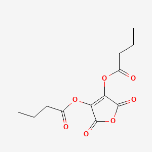 Maleic anhydride, dihydroxy-, dibutyrate