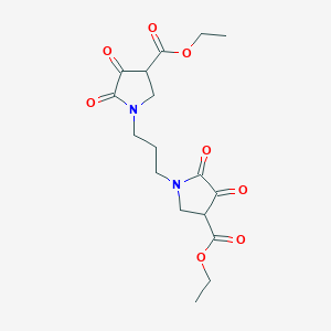 Diethyl 1,1'-propane-1,3-diylbis(4,5-dioxopyrrolidine-3-carboxylate)