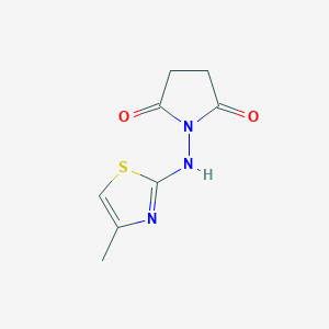 1-((4-Methylthiazol-2-yl)amino)pyrrolidine-2,5-dione