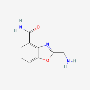 2-(Aminomethyl)benzo[d]oxazole-4-carboxamide