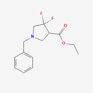 Ethyl 1-benzyl-4,4-difluoropyrrolidine-3-carboxylate