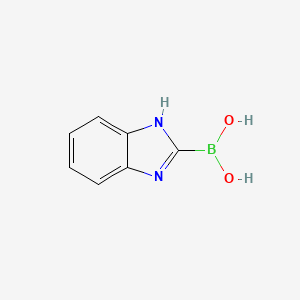 molecular formula C7H7BN2O2 B1520919 苯并咪唑-2-硼酸 CAS No. 1375184-43-2